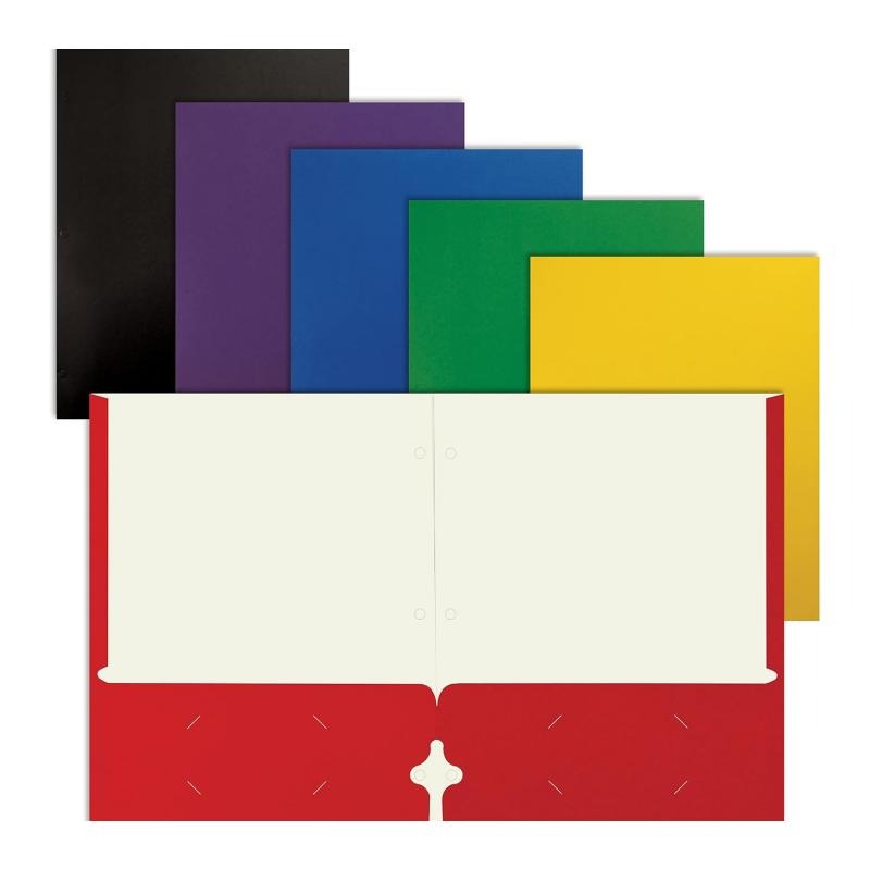 Two pocket paper folder