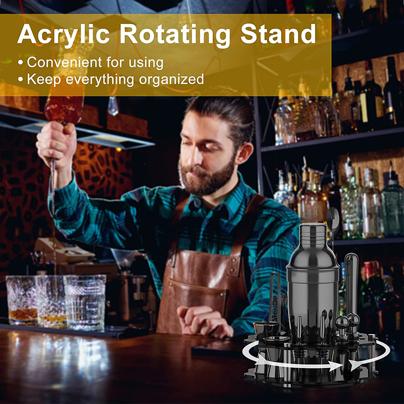 Cocktail Shakers Set And Cocktail Bar Tools Set And Bar Tools And Stainless Steel Bartender Kit Cocktail Shaker Set