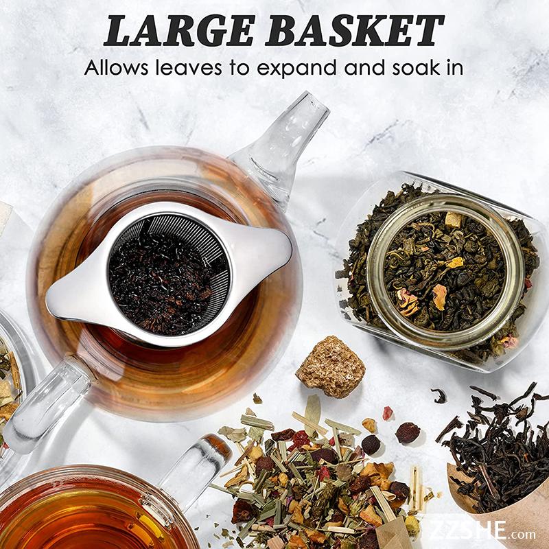 Wholesale Reusable Loose Tea Leaf Steeper Strainer Stainless Steel Tea Infuser with Custom Logo