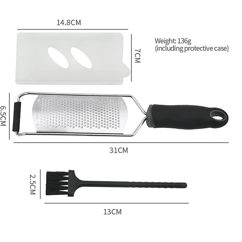 Premium Citrus Zester Lemon Zester & Cheese Grater Kitchen Grater for Parmesan, Chocolate, Fruits, Vegetables, Ginger, Garlic