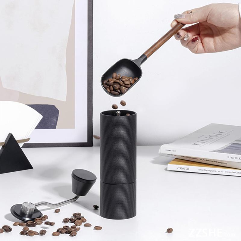 Manual Coffee Grinder, Hand Crank Coffee Grinder for Espresso, French Press, and Pour Over, Portable Coffee Grinder for Camping and Travel